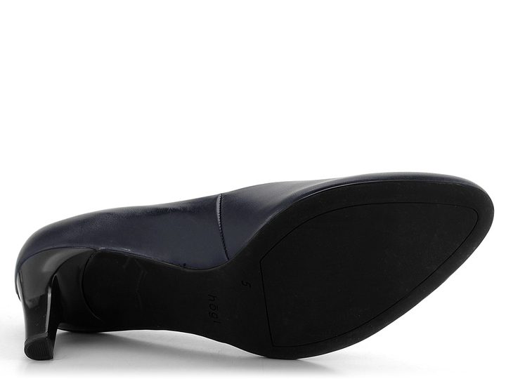 Högl hladké temne modré lodičky 0-176000