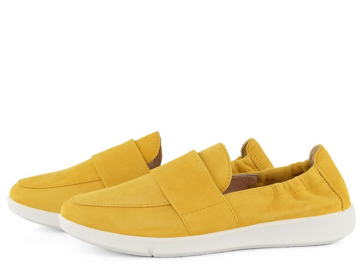 Legero semišové mokasíny žluté 0-609881