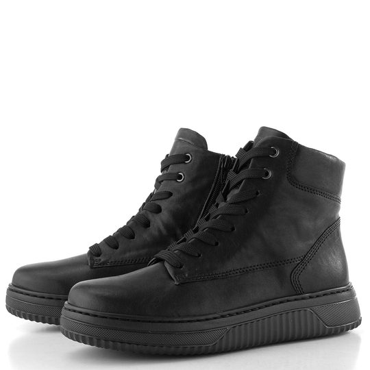 Gabor široký šněrovací kotník černý 76.795.57