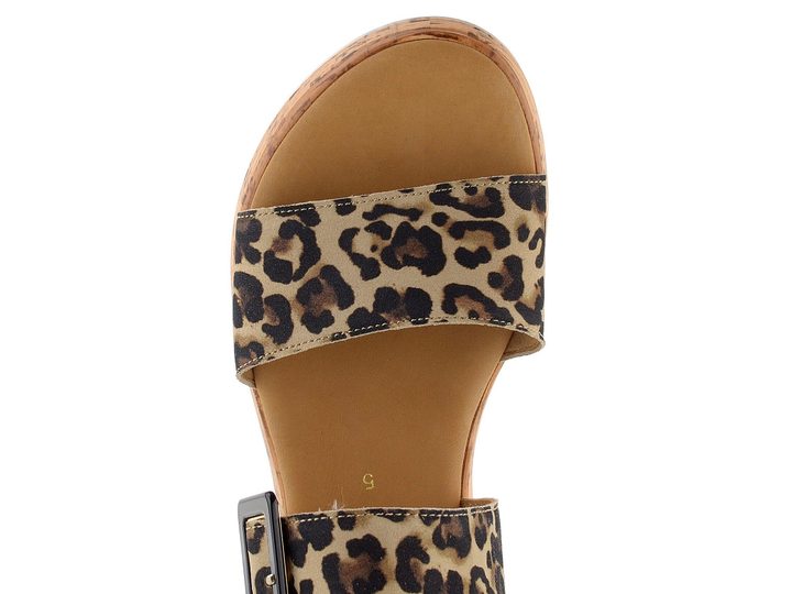 Gabor sandály na platformě se zvířecím vzorem luchs/natur 62.744.90