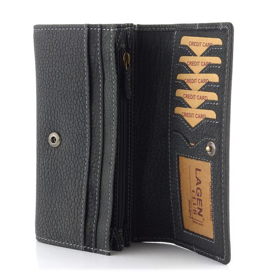 Lagen dámska peňaženka antracitová