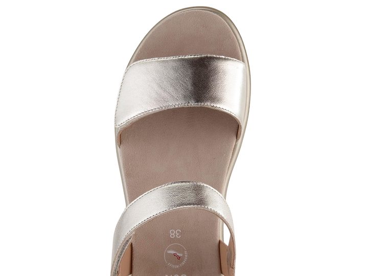 Ara sandály na platformě s klínkem Bilbao Platin 12-33518-11