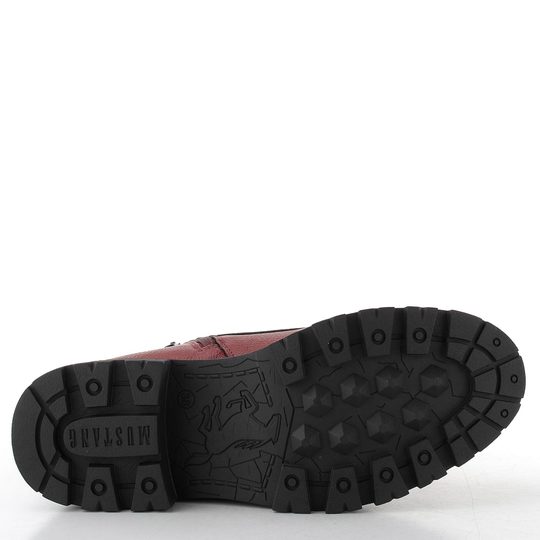 Mustang šněrovací kotník red 15M0042009