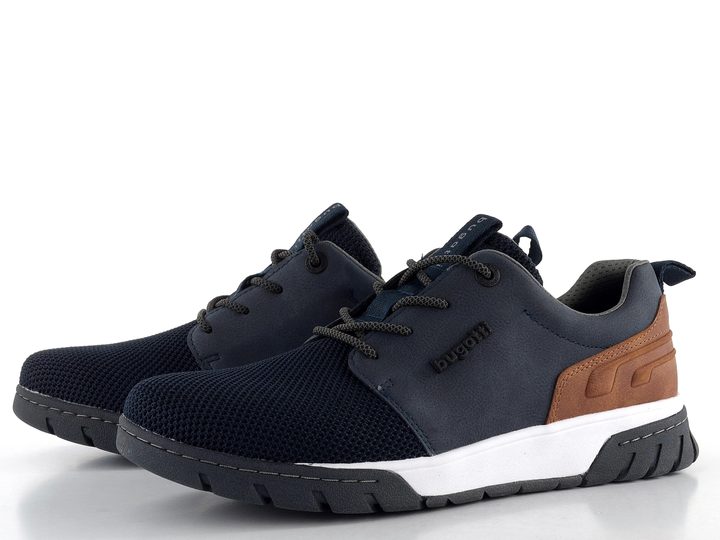 Bugatti pánské polobotky modré 322-ADW01-6900