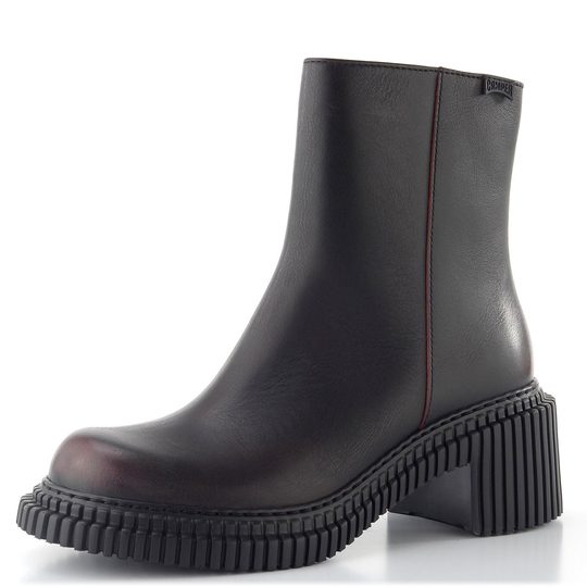 Camper zipový kotník na podpatku Pix negro-tie K400804-005