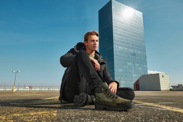 Rieker Revolution pohorkový kotník s membránou zelený U0270-54