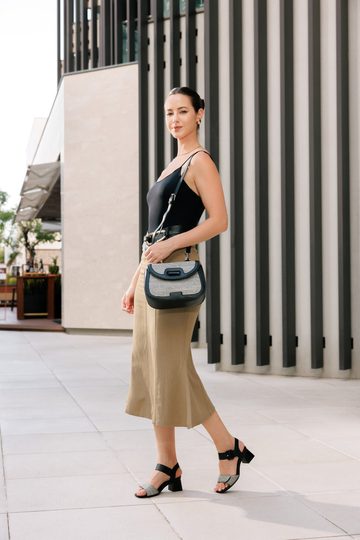 Remonte kabelka do ruky Schwarz/Crema Q0644-01