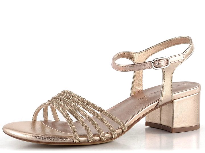 Tamaris sandály na podpatku Rose Glam 1-28248-44