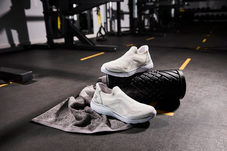 Rieker úpletové nazúvacie tenisky Weiss/Ice M5072-80