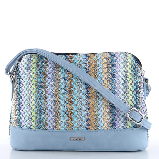 Rieker farebná kabelka Blau-Multi/Aqua  H1510-90