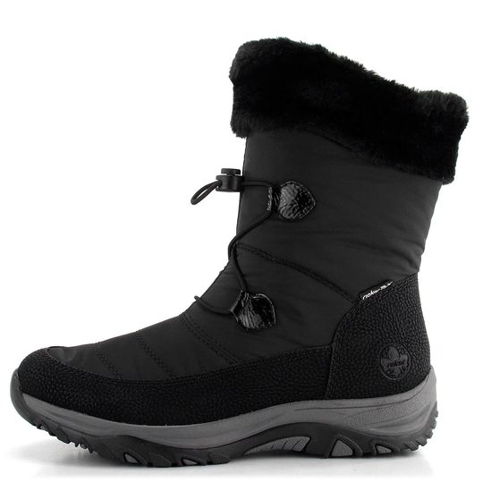 Rieker členková obuv s membránou čierna M9683-00