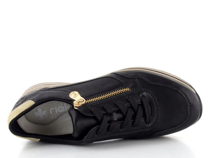 Rieker tenisky se zipem černé N9501-00