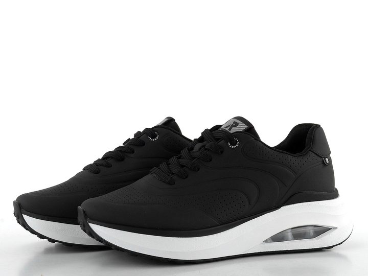 Rieker čierne tenisky na kline W2700-00