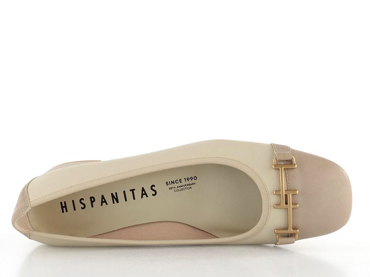 Hispanitas lodičky se sponou Oporto Taupe/Latte HV254078