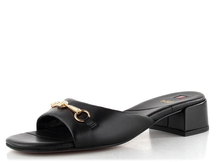 Högl pantofle na podpatku Schwarz 9-102630