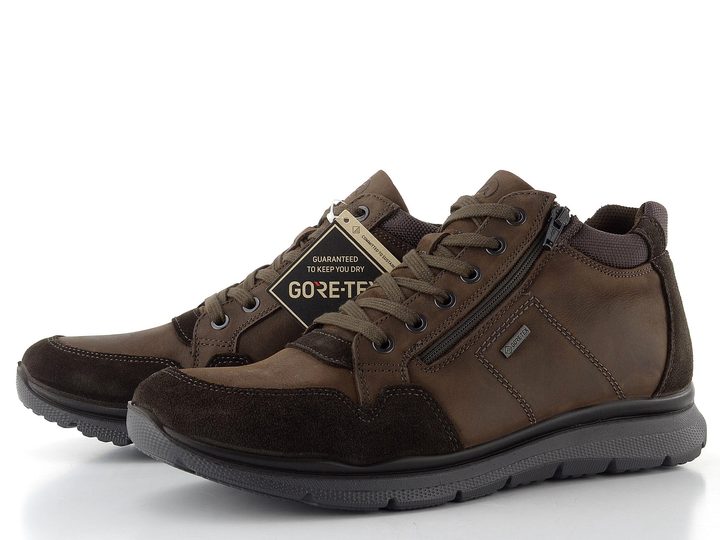 Ara pánský šněrovací kotník se zipem a membránou Benjo Moro 11-24608-14