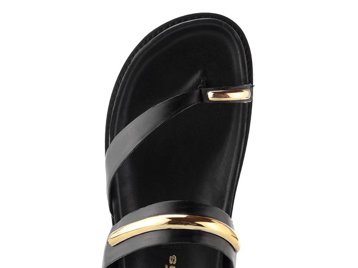 Tamaris kožené pantofle/žabky black 1-27415-46