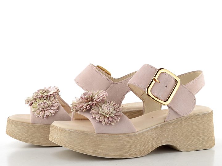 Gabor semišové sandály na platformě bloom multicolor 84.525.10