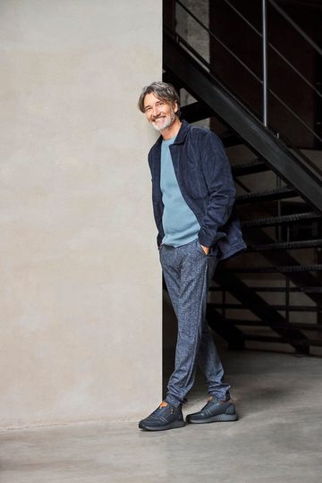 Rieker pánske šnurovacie poltopánky so zipsom Pazifik/Peanut B0613-14