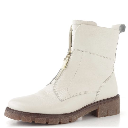 Ara dámský kotník se středovým zipem krémový Dover 12-23130-08