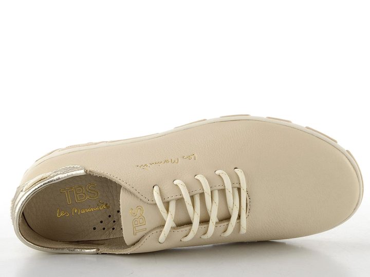 TBS krémové tenisky Jazaru M7G53