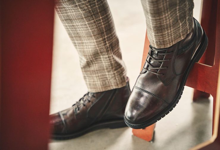 Bugatti pánska členková obuv hnedá 331-8373A-4100