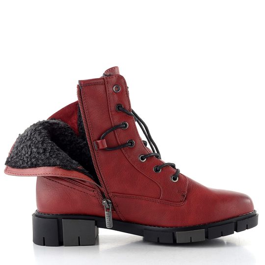 Mustang šněrovací kotník red 15M0322001