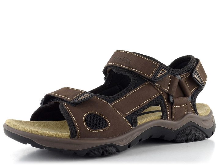 Bugatti pánské sandály se suchými zipy hnědé 321-AS780-2569