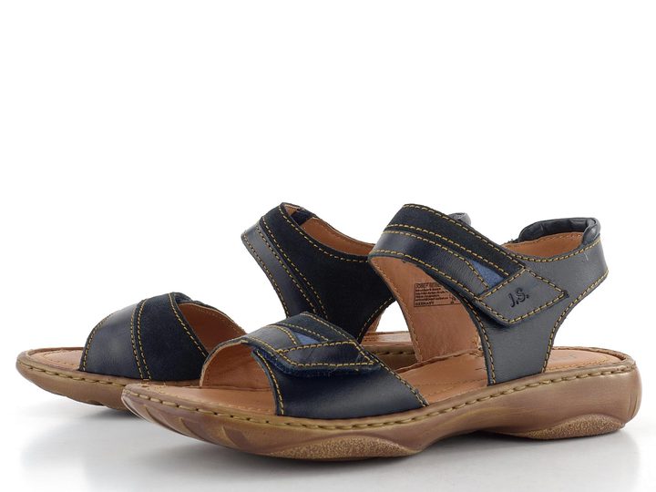 Josef Seibel sandály na suchý zip denim/kombi 7671944