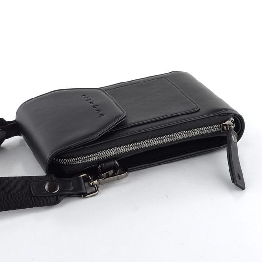Bugatti malá crossbody kabelka/pouzdro na telefon černá 49665301