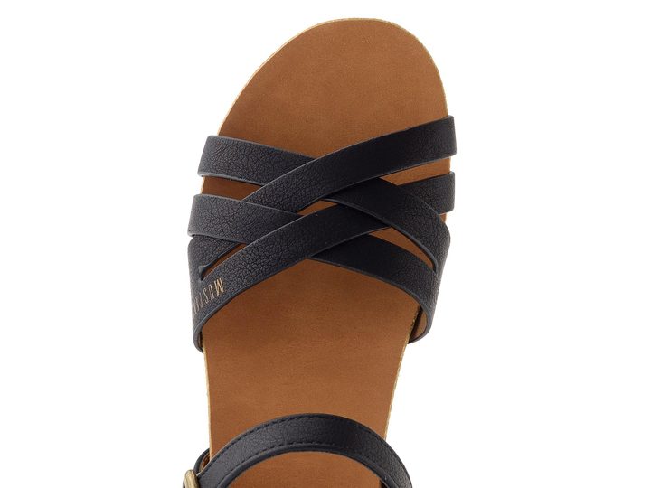 Mustang páskové sandály black 26M0162014