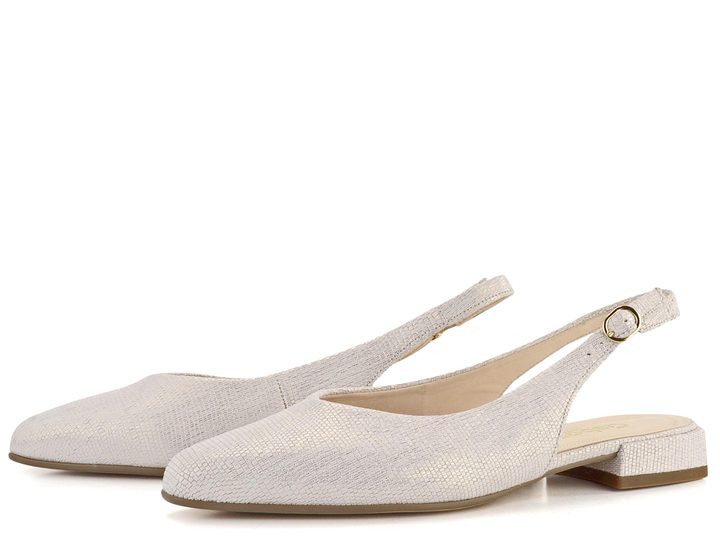 Gabor hadinkové bílé baleríny s volnou patou 42.240.80