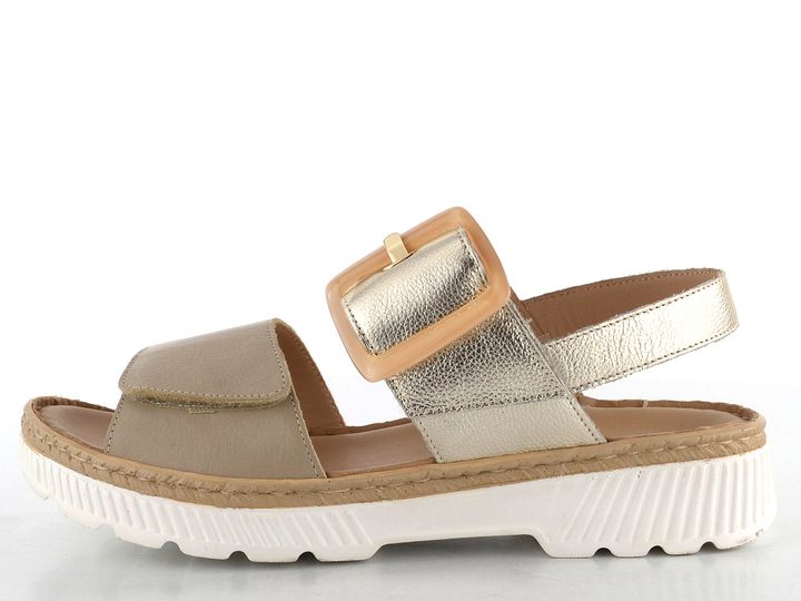 Ara dámské sandály Capri Sand/Platin 12-39104-08