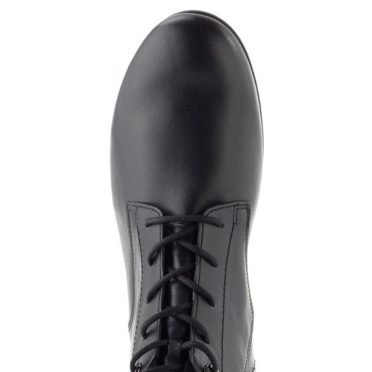 Gabor širší šněrovací kotník černý 72.715.57