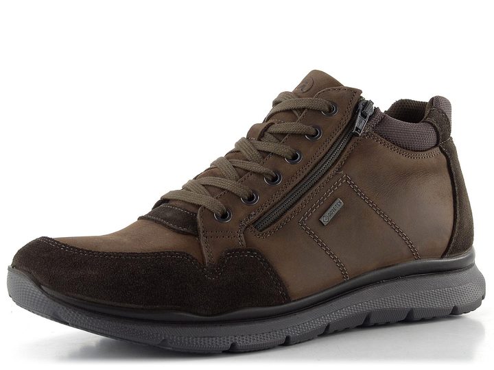 Ara pánský šněrovací kotník se zipem a membránou Benjo Moro 11-24608-14