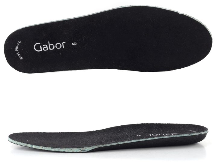 Gabor šněrovací kotník se zipem černý 73.730.57