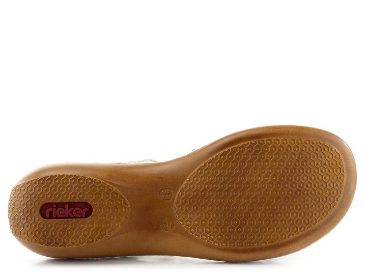 Rieker barevné sandály s potiskem květin 659C7-92