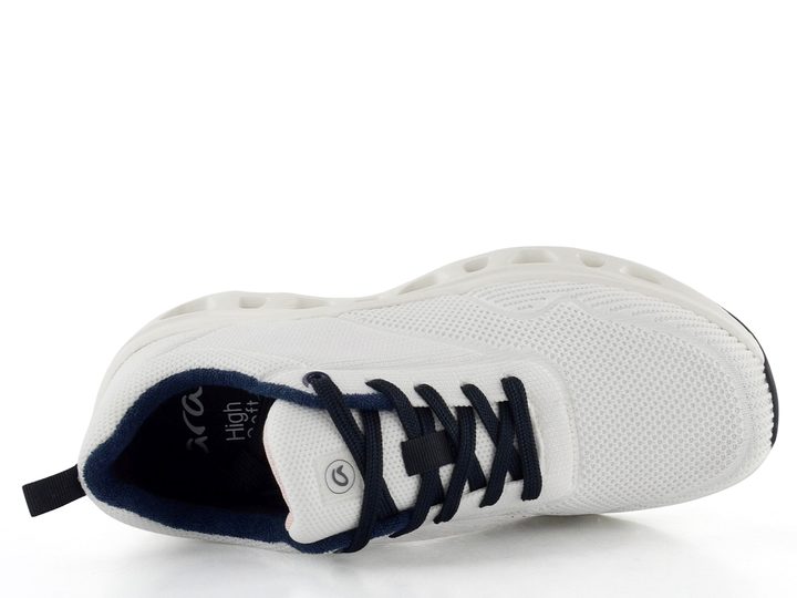 Ara širšie tenisky na platforme Rio White 12-51002-04