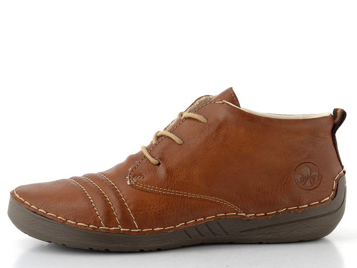 Rieker šněrovací kotník hnědý 52532-24