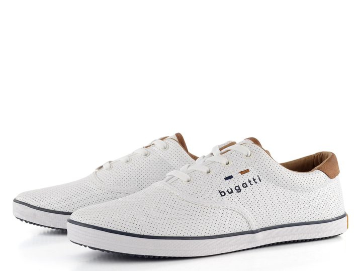 Bugatti bílé pánské polobotky 321-AFH01-5000
