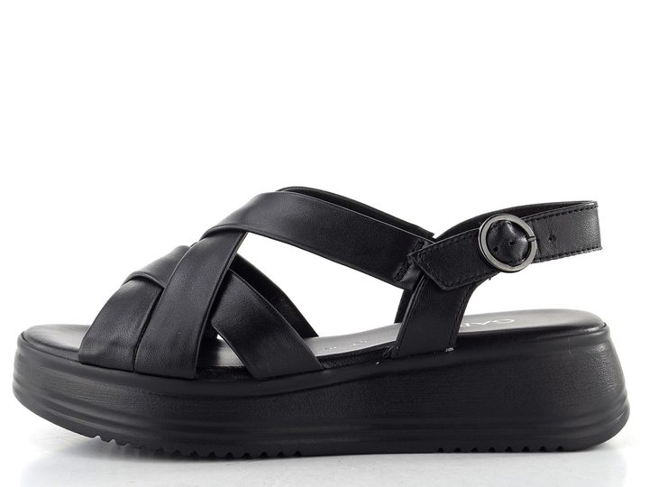 Gabor sandály na platformě černé 82.743.57