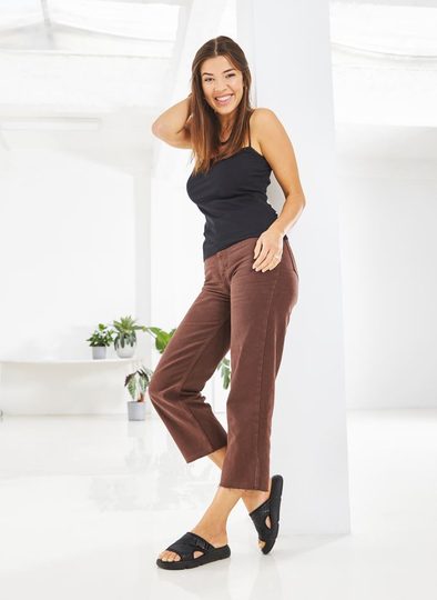 Rieker čierne šľapky s prackou 68990-01