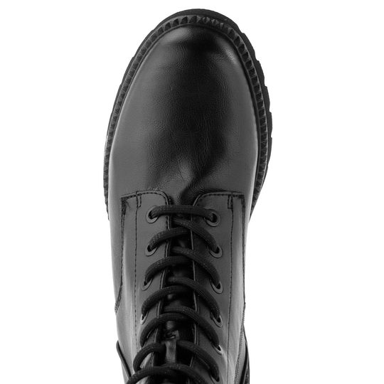 Tamaris hladký šněrovací kotník Black 1-25215-45