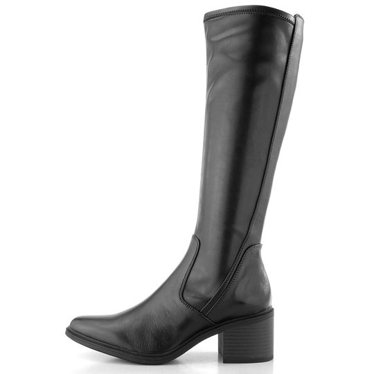 Regarde kozačky na podpatku Elettra-04 black