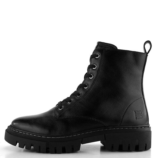 Bagatt černý šněrovací kotník na hrubé podešvi D31-AOL30-1000