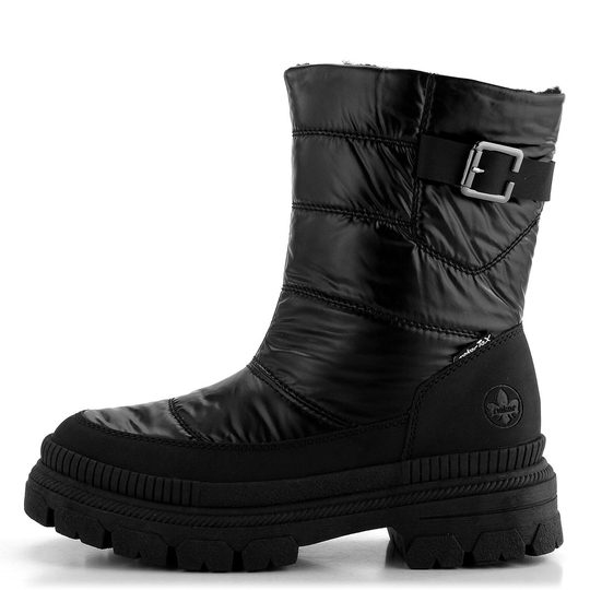 Rieker členková obuv s membránou na platforme čierna Y9380-00