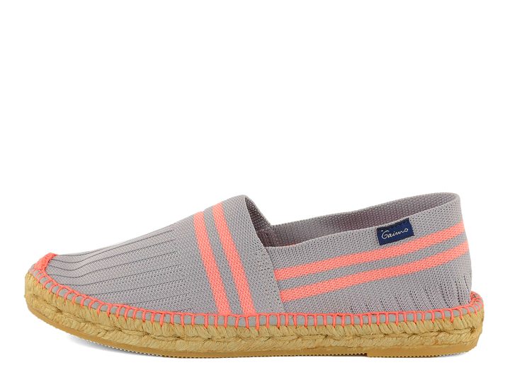 Gaimo Espadrilles mokasíny s proužky Atria Gris