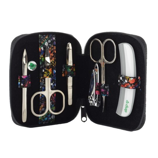 Manikúra kožená pestrobarevná