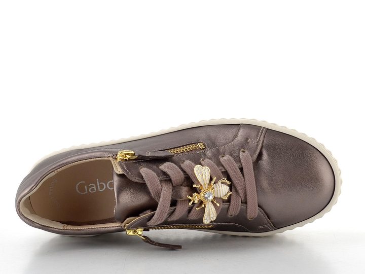 Gabor tenisky na platformě metalické růžové 73.201.60