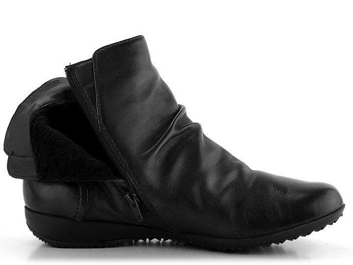 Josef Seibel řasený kotník Naly Schwarz 79766VL971